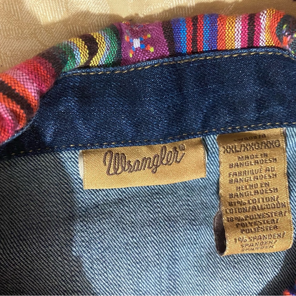 Vintage Denim Wrangler Rodeo Blouse